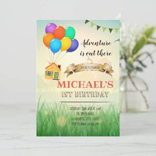 冒険は外に出ているパーティの招待状 招待状 (スタンド正面)