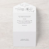 冒険は山の結婚始まり オールインワン招待状 (外側)