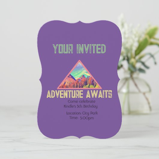 冒険は山の誕生日招待状を待つ 招待状 (スタンド正面)