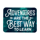 冒険は最高のす学る マグネット (横)