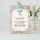 冒険は本の要求カード旅行シャワーを始めます 招待状 (スタンド正面)