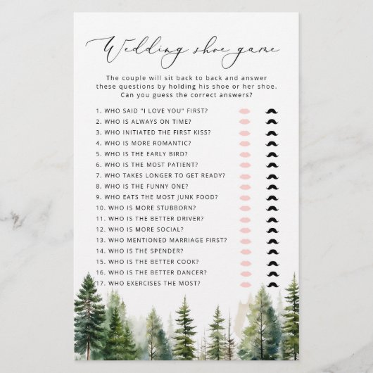 冒険は松の木を待つ結婚靴のゲーム (正面)