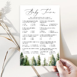 冒険は森のベビートリビアゲームを待つ