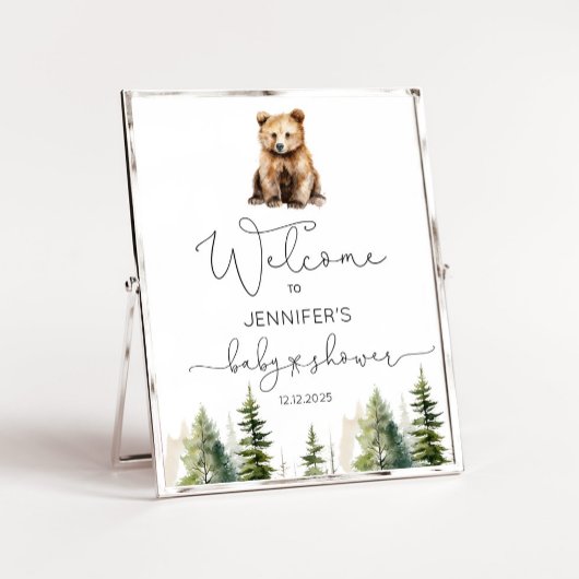 冒険は森の赤ちゃんシャワーを待っている ポスター