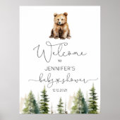 冒険は森の赤ちゃんシャワーを待っている ポスター (正面)