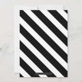 冒険は灰色のベビーシャワーの招待状を待ちます 招待状 (裏面)