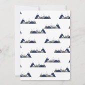 冒険は男の子のためのベビーシャワーの招待を待ちます 招待状 (裏面)