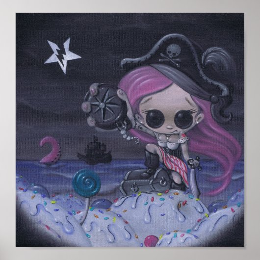 冒険は真の宝物芸術プリント ポスター (正面)