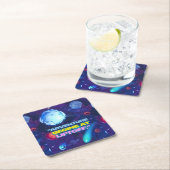 冒険は終わりから始まる スクエアペーパーコースター (インサイチュ)