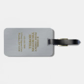 冒険は航海のないかりの巡航の休暇を待ちます ラゲッジタグ (裏面横)