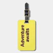 冒険は荷物タグを待っている ラゲッジタグ (正面縦)