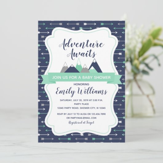 冒険は赤ちゃんシャワーの招待状を待っている 招待状 (スタンド正面)