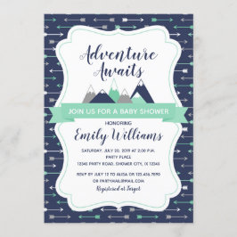 冒険は赤ちゃんシャワーの招待状を待っている 招待状