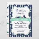 冒険は赤ちゃんシャワーの招待状を待っている 招待状 (正面/裏面)