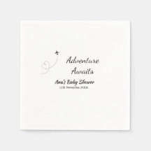 冒険は赤ちゃんシャワーを待っている名前の日付飛行機s