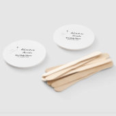 冒険は赤ちゃんシャワーを待っている名前の日付飛行機s ハンドファン (組立なし)