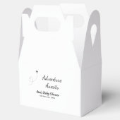 冒険は赤ちゃんシャワーを待っている名前の日付飛行機s フェイバーボックス (オープン)