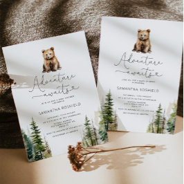 冒険は赤ん坊のシャワーを待っている 招待状