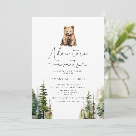 冒険は赤ん坊のシャワーを待っている 招待状 (スタンド正面)