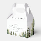 冒険は野生の森の赤ちゃんシャワーを待っている フェイバーボックス (正面サイド)