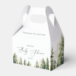 冒険は野生の森の赤ちゃんシャワーを待っている フェイバーボックス