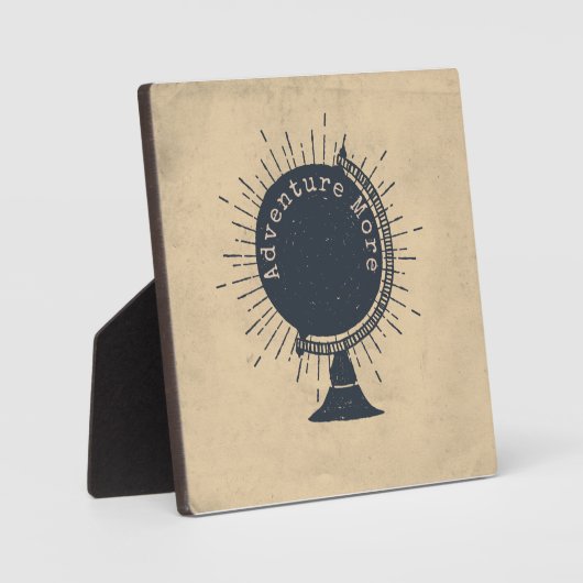 冒険もっと海馬の球体 フォトプラーク (正面)