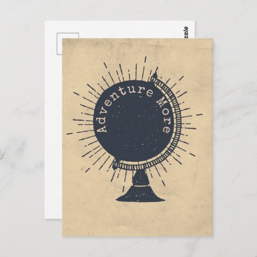 冒険もっと海馬の球体 ポストカード (正面/裏面)