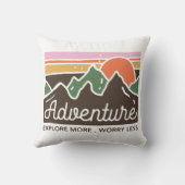 冒険より少ない心配を探索 クッション (裏面)