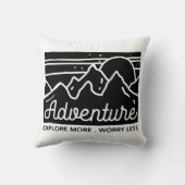 冒険より少ない心配を探索 クッション (裏面)