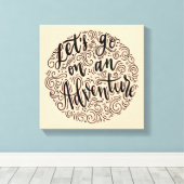 冒険をしよう キャンバスプリント (インサイチュ (ウッドフロア))