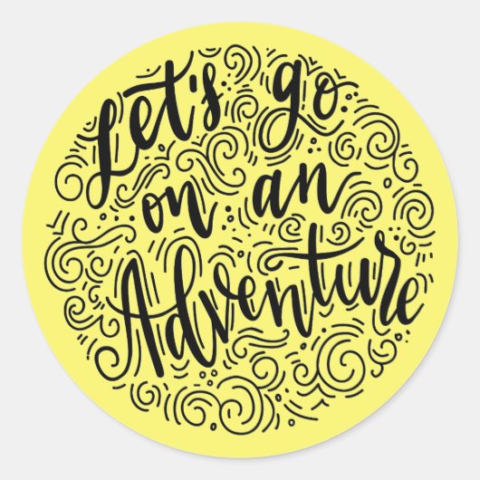 冒険をしよう ラウンドシール (正面)