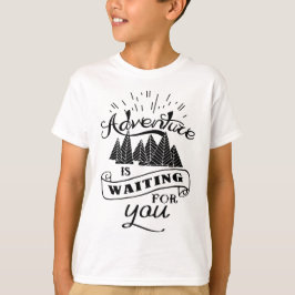 冒険をしろ！ボーイズ' Tシャツ