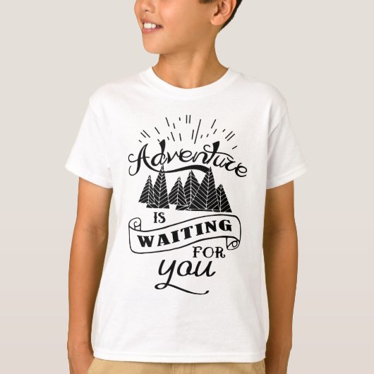 冒険をしろ！ボーイズ' Tシャツ (正面)