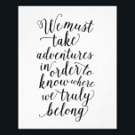 冒険をする |アートプリント フォトプリント <br><div class="desc">アートモダンプリント素晴らしとペダンディリー!単純にフレームと表示。</div>