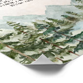 冒険をウッドランド夜遅くのおむつ ポスター (角)