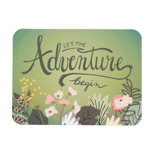 冒険をクルーズ船のドアウダーに始める マグネット (横)