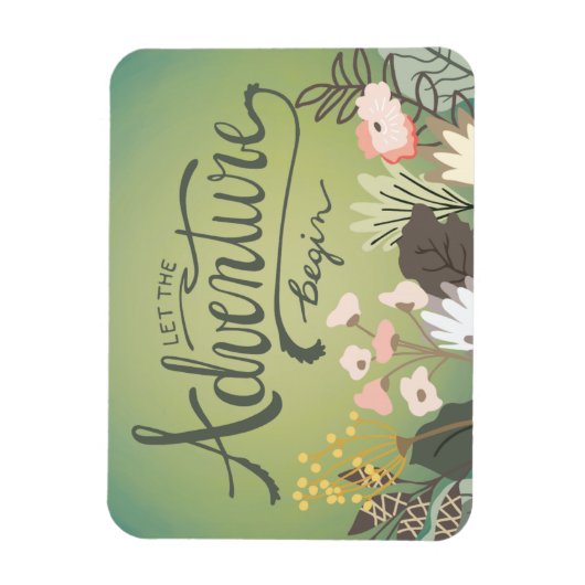 冒険をクルーズ船のドアウダーに始める マグネット (縦)