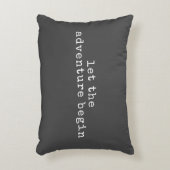 冒険をミニマリストにモダンする引用文 アクセントクッション (正面(垂直))