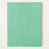 冒険をレトロなスタイルデザイン プランナー手帳 (裏面)