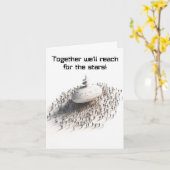 冒険を一緒に旅する カード (黄色い花)