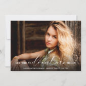 冒険を写真卒業に導く 案内状 (正面)