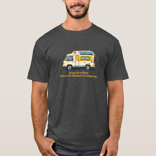 冒険を受け入れる。新しいVanLife Tシャツ (正面)