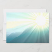 冒険を夕暮れ始める別れのパーティーinvi 招待状 (裏面)