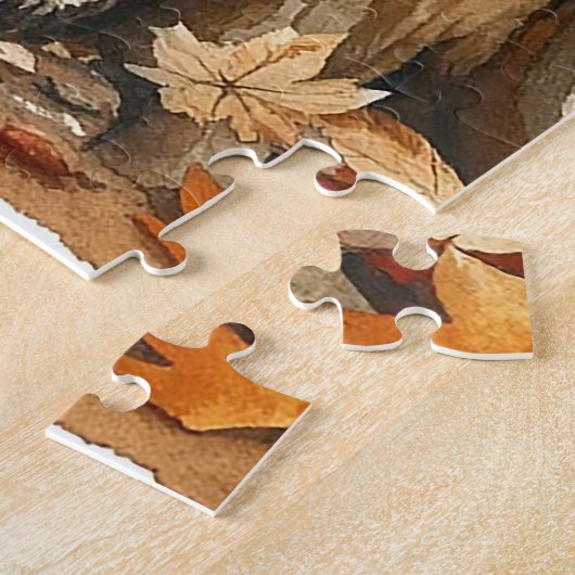 冒険を夢見る白黒のタキシード猫 ジグソーパズル (側面)