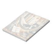 冒険を夢見る白黒のタキシード猫 ノートパッド (回転)