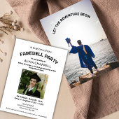 冒険を大学院進学のパーティーに遠くにする 招待状