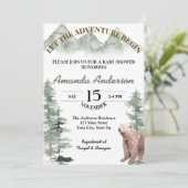 冒険を始めようベビーシャワー招待状 招待状 (スタンド正面)