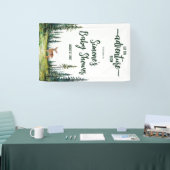 冒険を始めよう！ウッドランドFAWN赤ちゃんシャワー 横断幕 (トレードショー)