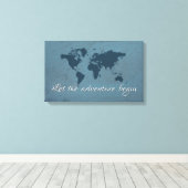 冒険を始めよう キャンバスプリント (インサイチュ (ウッドフロア))