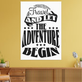 冒険を始めよう キャンバスプリント (インサイチュ (リビング))